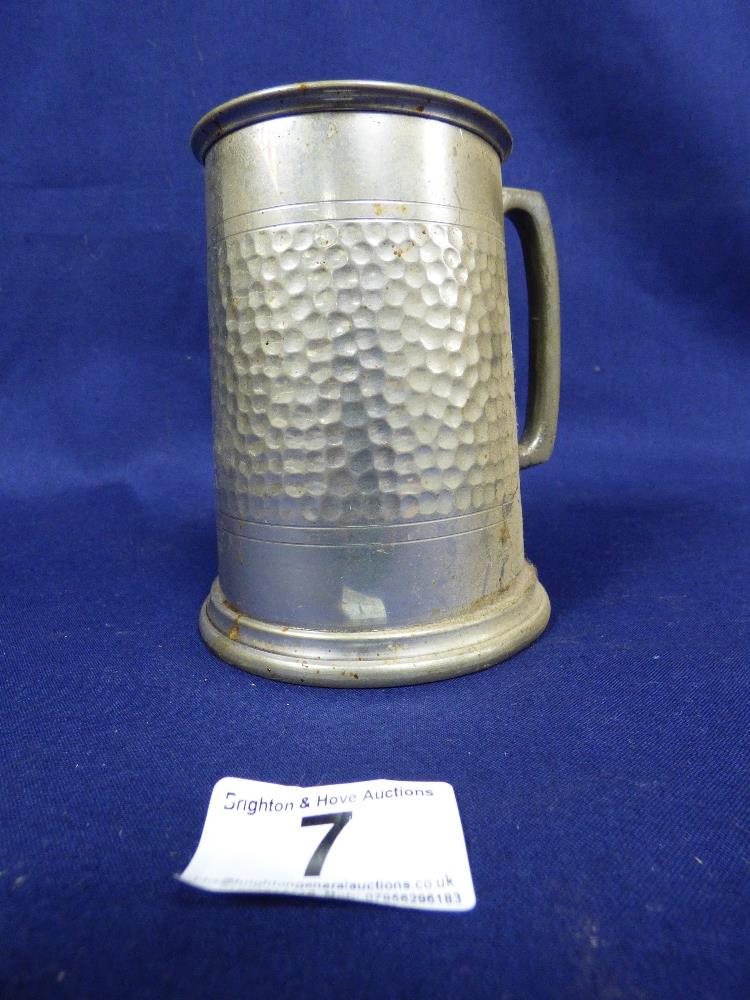 COLLECTION OF PEWTER, PLATED TANKARDS AND DRINKING VESSELS - Image 25 of 48