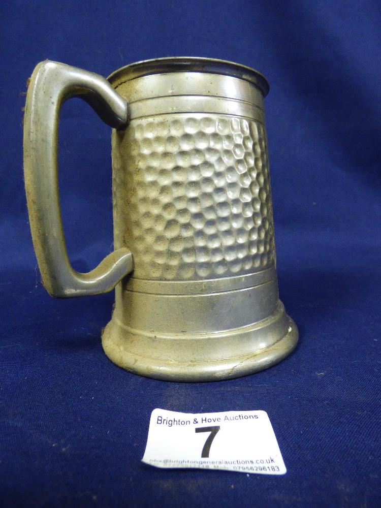 COLLECTION OF PEWTER, PLATED TANKARDS AND DRINKING VESSELS - Image 35 of 48