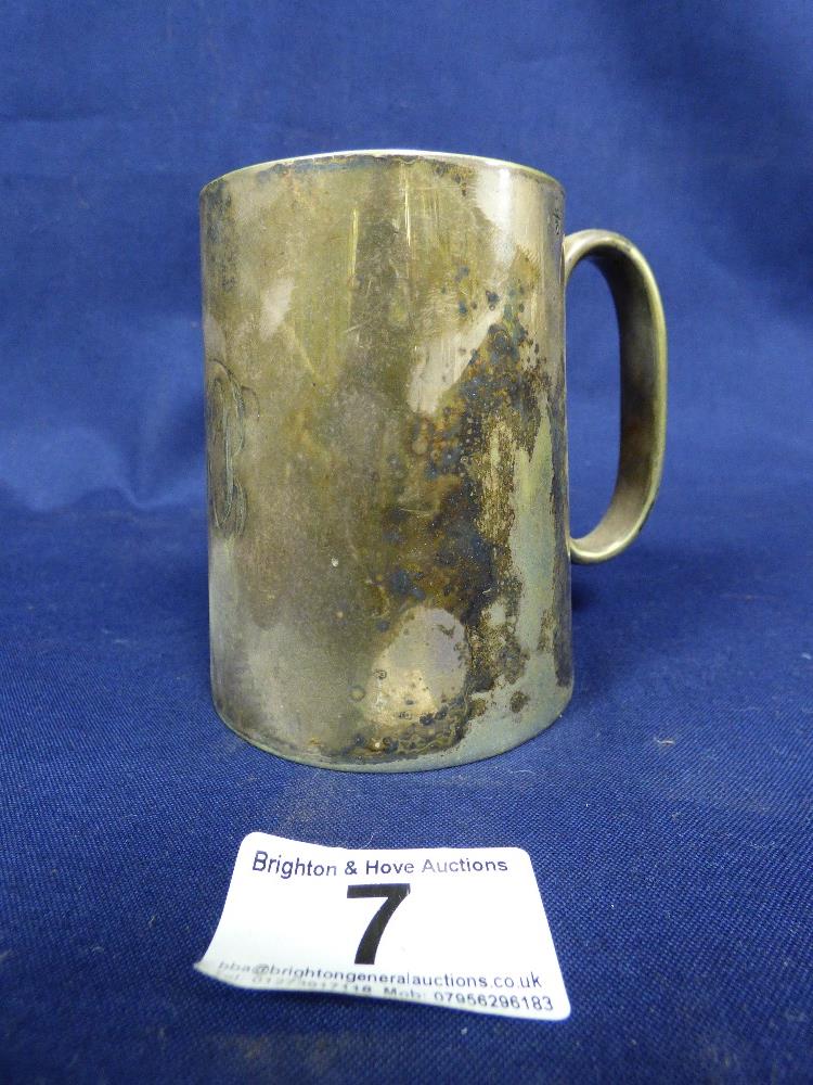 COLLECTION OF PEWTER, PLATED TANKARDS AND DRINKING VESSELS - Image 37 of 48