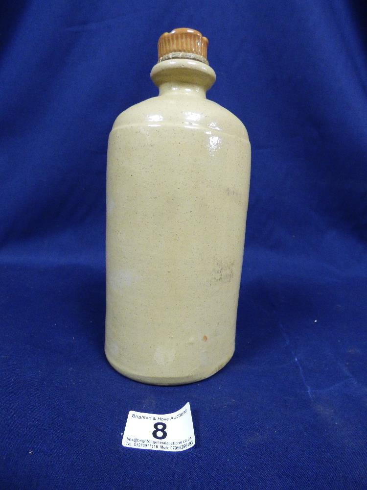 EIGHT STONEWARE BOTTLES / POTS, INCLUDING LANGLEY WARE - Image 19 of 22