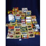 VARIOUS BOXED DIE CAST TOYS AND VEHICLES INCLUDING CORGI, LLEDO AND MATHCBOX