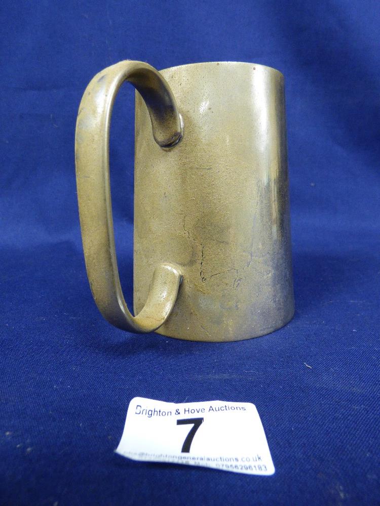 COLLECTION OF PEWTER, PLATED TANKARDS AND DRINKING VESSELS - Image 29 of 48