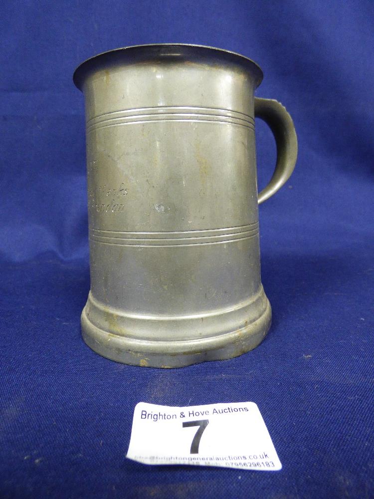 COLLECTION OF PEWTER, PLATED TANKARDS AND DRINKING VESSELS - Image 41 of 48