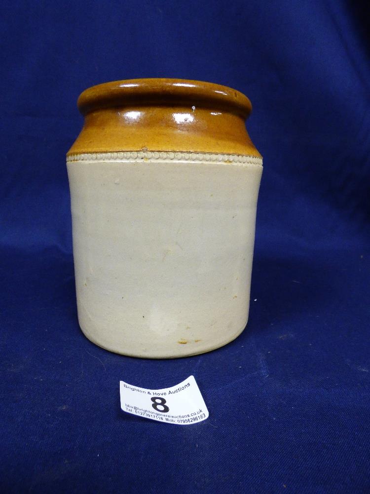 EIGHT STONEWARE BOTTLES / POTS, INCLUDING LANGLEY WARE - Image 7 of 22