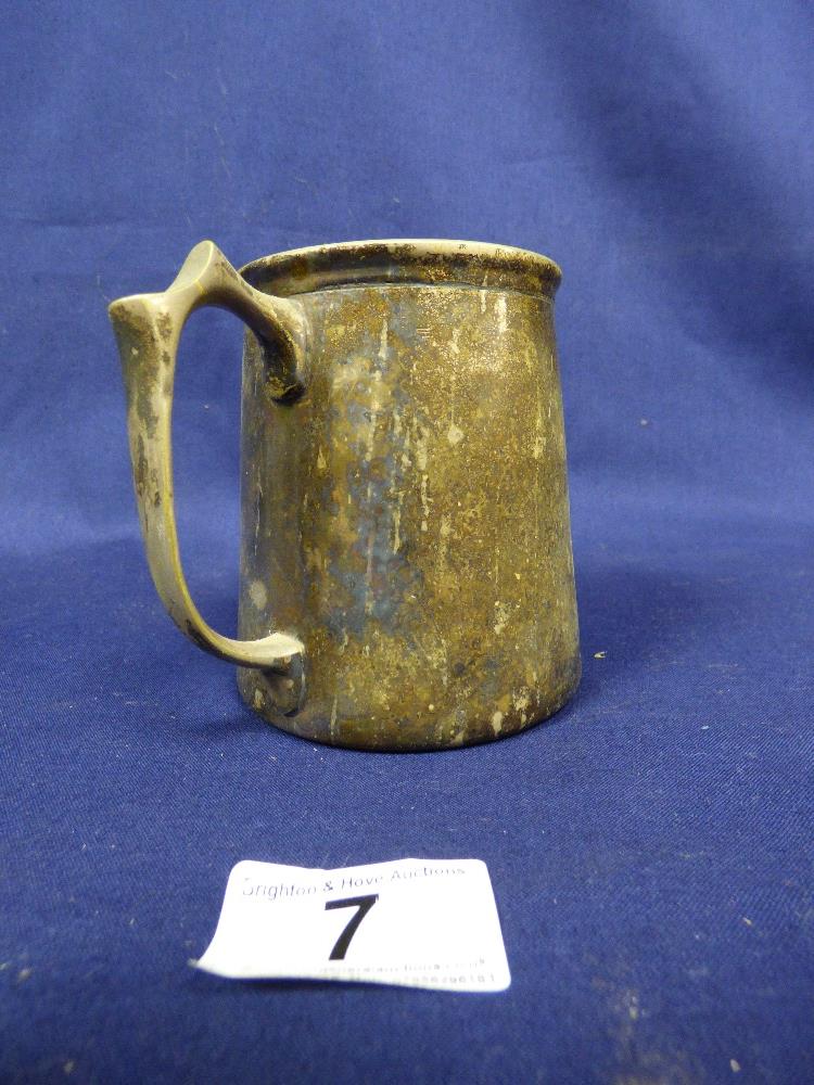 COLLECTION OF PEWTER, PLATED TANKARDS AND DRINKING VESSELS - Image 23 of 48