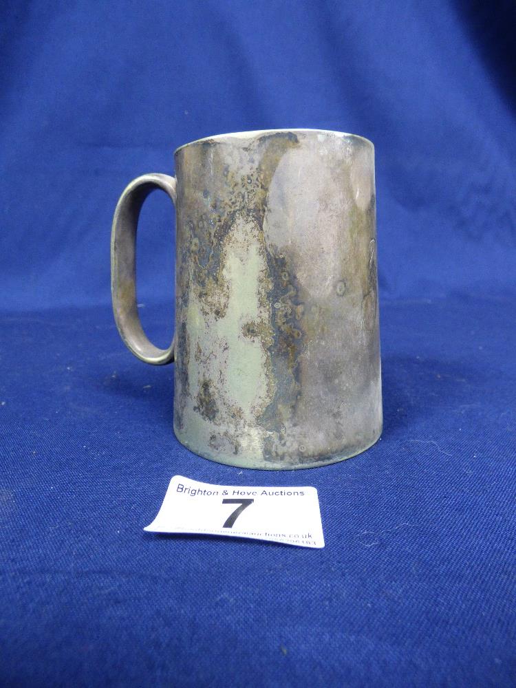 COLLECTION OF PEWTER, PLATED TANKARDS AND DRINKING VESSELS - Image 8 of 48