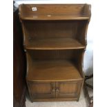 MID CENTURY ERCOL WATERFALL BOOKCASE