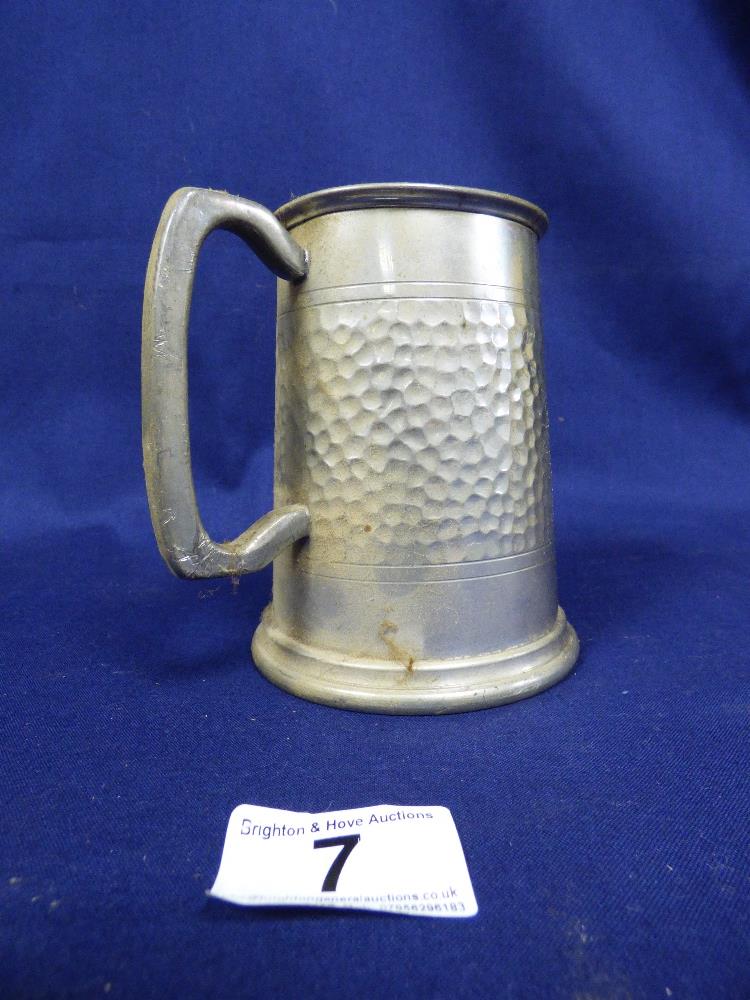 COLLECTION OF PEWTER, PLATED TANKARDS AND DRINKING VESSELS - Image 26 of 48