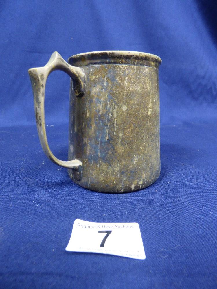 COLLECTION OF PEWTER, PLATED TANKARDS AND DRINKING VESSELS - Image 11 of 48