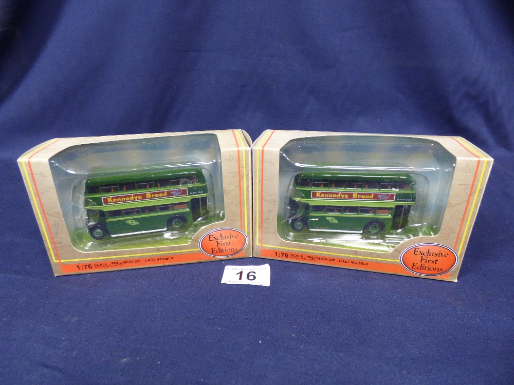 THREE TOY TANKS AND TWO FIRST EDITION BUSES 1.76 SCALE. ALL BOXED - Image 5 of 8