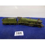 HORNBY DUBLO OO GAUGE TENDER LOCOMOTIVE COMPTON CASTLE G.W.R