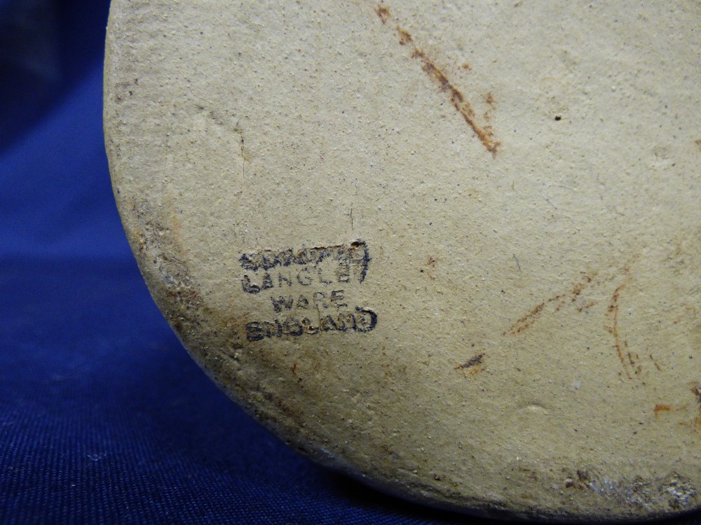 EIGHT STONEWARE BOTTLES / POTS, INCLUDING LANGLEY WARE - Image 22 of 22