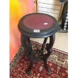 ORIENTAL STYLE EBONISED PLANT STAND