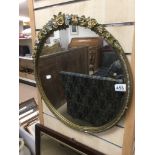 ROUND BARBOLA MIRROR. 53 CMS DIAMETER