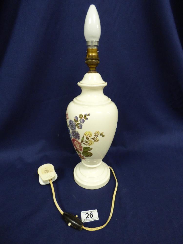 CERAMIC COPELAND SPODE TABLE LAMP - Image 2 of 2