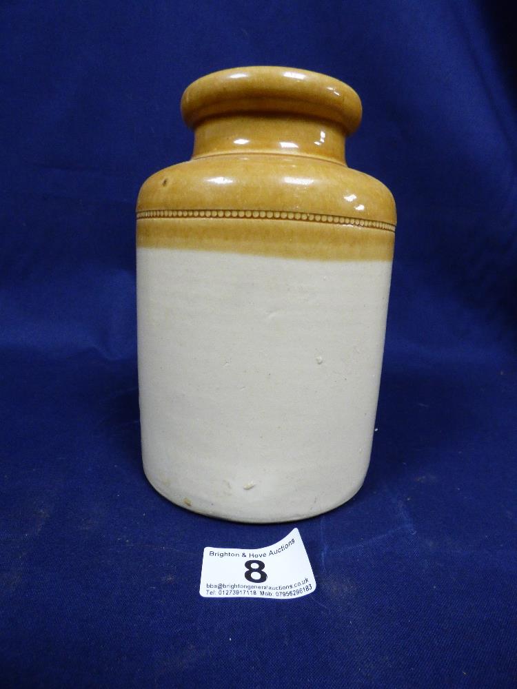 EIGHT STONEWARE BOTTLES / POTS, INCLUDING LANGLEY WARE - Image 4 of 22