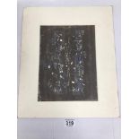 ZAU WOU KI (1920-2013) ORIGINAL LITHOGRAPH, SIGNED AND DATE 1957, TITLED BRUME B LEVE, 29.5CM BY