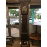 EARLY 19TH CENTURY LONGCASE / GRANDFATHER CLOCK WITH CLOCK SPARES