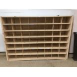 METAL PIDGEON HOLE UNIT FORMERLY ROYAL MAIL 148x104X29 CM'S