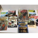 COLLECTION OF VINTAGE TRAIN MAGAZINES AND RAILWAY WORLD 1970'S