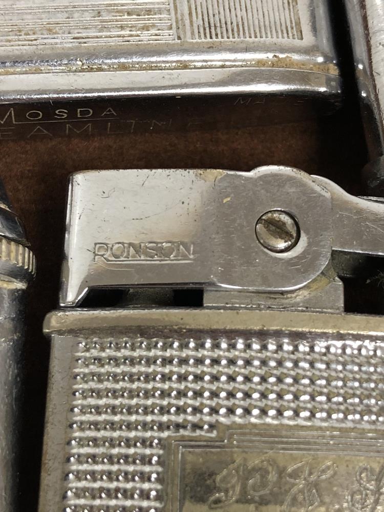 COLLECTION OF VINTAGE LIGHTERS, INCLUDING RONSON, OMEGA AND MANY MORE - Image 6 of 6