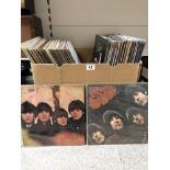 COLLECTION OF 100 PLUS VINYL ALBUMS, INCLUDING EXAMPLES BY THE BEATLES BOB DYLAN, PUNK ETC