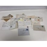 A COLLECTION OF LETTERS AND ENVELOPES DATING FROM THE VICTORIAN ERA THROUGH TO THE 1950'S