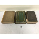 THREE 19TH CENTURY BOOKS, INCLUDING THE PRACTICE OF SURGERY BY THOMAS BRYANT, 1876 AND TWO SIMILAR