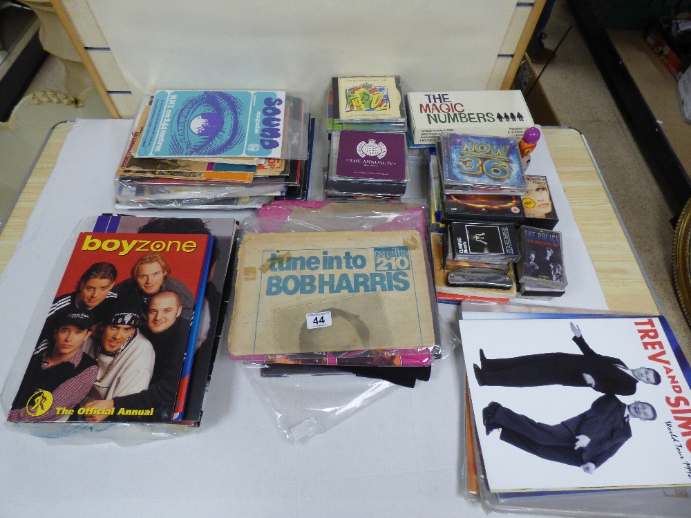 COLLECTION OF MUSICAL CONCERT PROGRAMMES AND DVD'S + CD'S