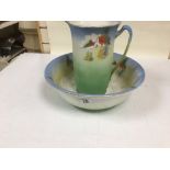 VINTAGE CERAMIC JUG AND BOWL