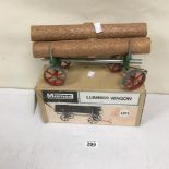 A MAMOD LUMBER WAGON LW.1 IN ORIGINAL BOX