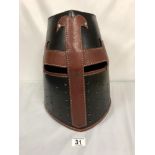 RE-ENACTMENT LEATHER VIKING HELMET