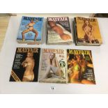 COLLECTION OF ADULT MAGAZINES 38X MAYFAIR