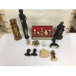 COLLECTION OF ASIAN, ORIENTAL AND AFRICAN FIGURES