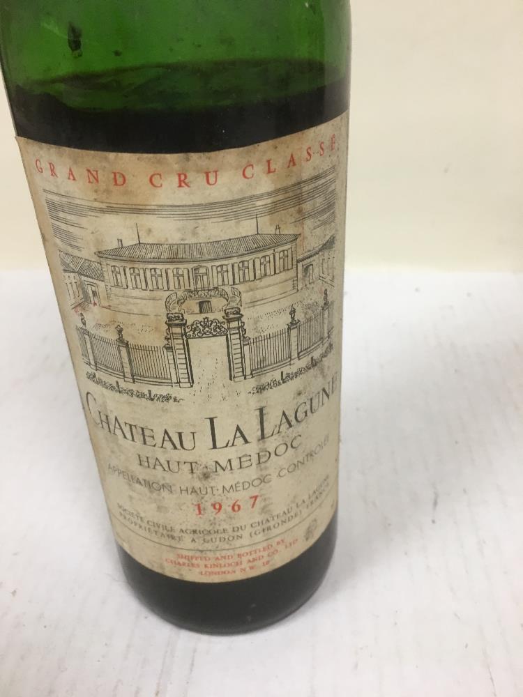 FOUR BOTTLES OF VINTAGE RED WINE, INCLUDING; GRAND VIN DE CHATEAU LATOUR 1968, CHATEAU LA LAGUNE - Image 7 of 7