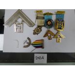 GROUP OF VINTAGE MASONIC JEWELS FROM THE 1980'S AND 90'S