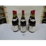 SIX BOTTLES OF MOILLARD VOLNAY RED WINE, 1976, 73CL, ALL WITH FILL LEVELS INTO THE NECK