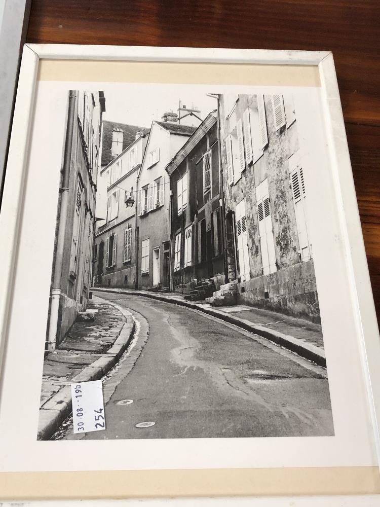 FIVE BLACK AND WHITE PHOTO GRAPHS OF PARIS, FRAMED AND GLAZED IN THREE FRAMES - Image 4 of 4