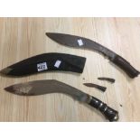 KUKRI KNIVES ( GURKA ) X 2