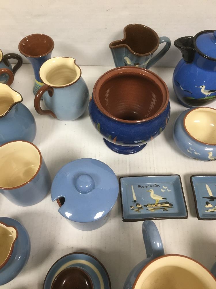 COLLECTION OF BLUE TORQUAY WARE AND DARTMOUTH POTTERY - Image 9 of 14