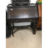 EBONISED ORIENTAL STYLE EARLY 20TH CENTURY BUREAU