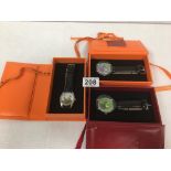 THREE SHANGHAI TANG 1994 MANUAL WIND WRISTWATCHES IN ORIGINAL BOXES