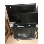 ENTERTAINMENT ITEMS 32 INCH PANASONIC TV WITH A ECHNOSONIC TV AND A PANASONIC DVD PLAYER