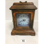 REPRODUCTION MANTLE CLOCK WITH TURNS INTO JEWELLERY BOX