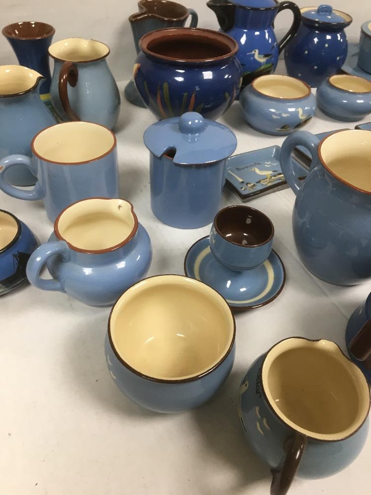 COLLECTION OF BLUE TORQUAY WARE AND DARTMOUTH POTTERY - Image 8 of 14