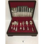 PINDER BROS OF SHEFFIELD EPNS CANTEEN OF CUTLERY
