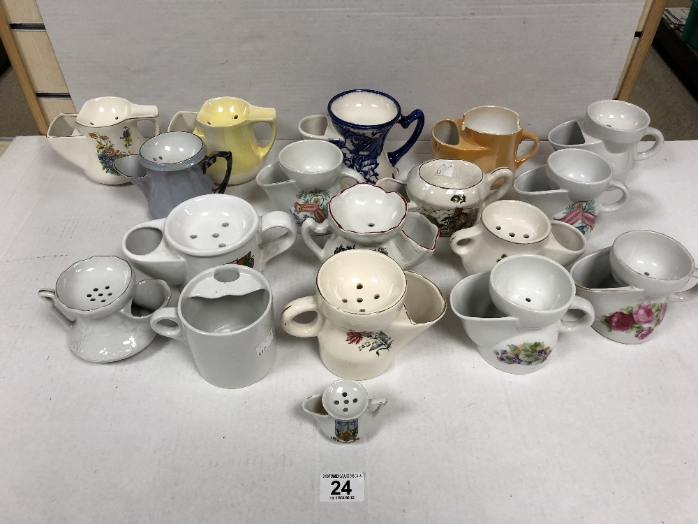 COLLECTION OF CHINA SHAVING MUGS INCLUDING OLD FOLEY AND FLORIS LONDON