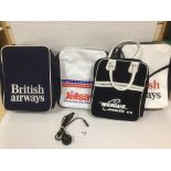 VINTAGE AIRLANE BAGS INCLUDING BRITISH AIRWAYS