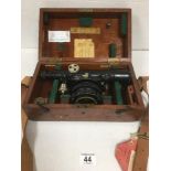 VINTAGE CASED THEODOLITE FROM E.R. WATTS AND SONS LONDON