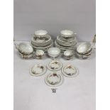 FOURTY FOUR PIECE ROSENTHAL SAMARA MARIA TEA SET